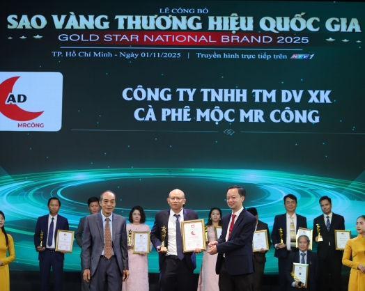CÀ PHÊ MỘC MR. CÔNG – SẢN PHẨM CÀ PHÊ TÚI LỌC VINH DANH TOP 10 THƯƠNG HIỆU TIN DÙNG QUỐC GIA