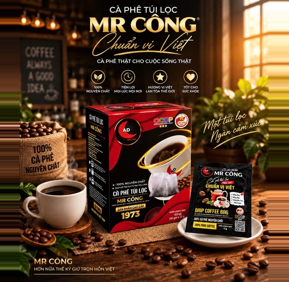 Về cà phê mộc Mr. Công