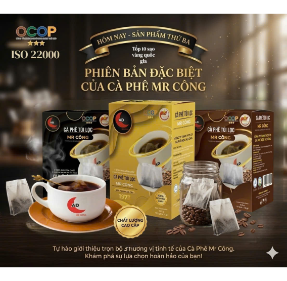 Về cà phê mộc Mr. Công