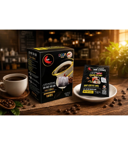 Cà Phê Túi Lọc Mr Công ( 10 GÓI X 12G )