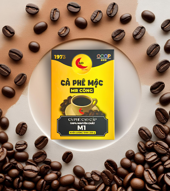 Cà Phê Nguyên Chất Mr Công - Loại Cao Cấp M1 ( 200 g )