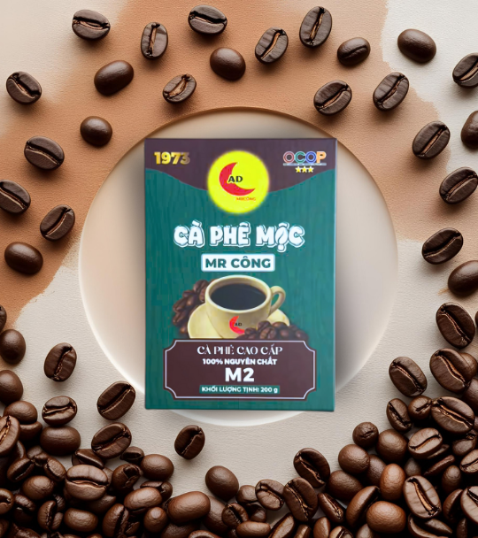 Cà Phê Nguyên Chất Mr Công - Loại Cao Cấp M2 ( 200 g )