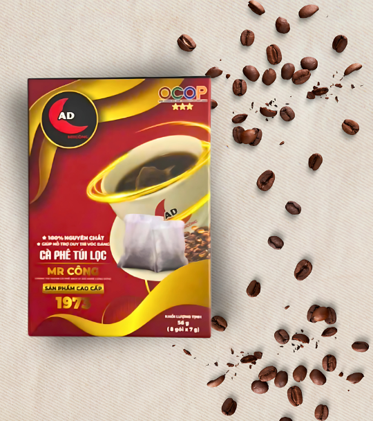 Cà Phê Túi Lọc Mr Công ( 8 GÓI X 7 G )