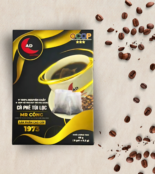Cà Phê Túi Lọc Mr Công ( 8 GÓI X 8,5 G )