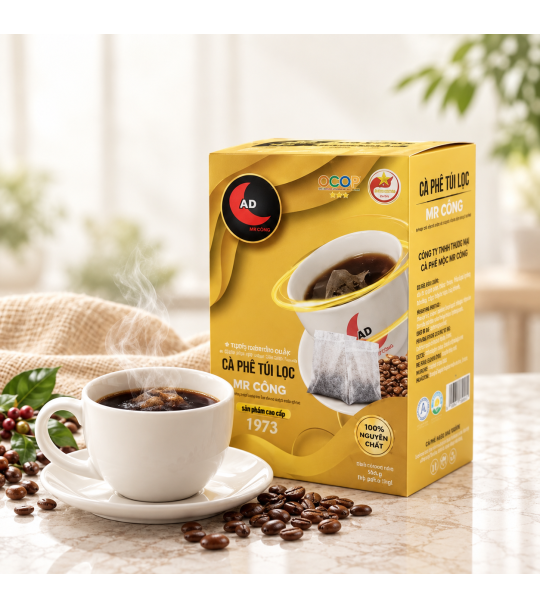 Cà Phê Túi Lọc Mr Công ( 10 GÓI X 11 G )
