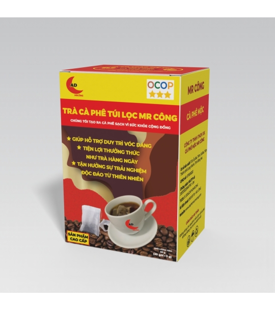 Trà Cà Phê Túi Lọc MR CÔNG ( 20 GÓI )