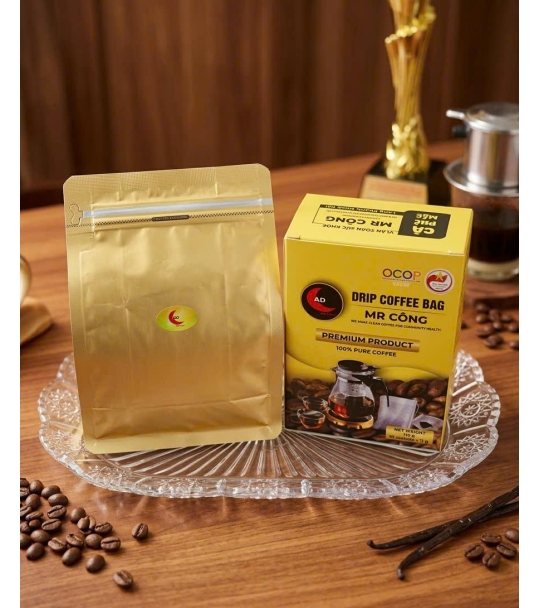 Cà Phê Túi Lọc Mr Công ( 10 GÓI X 11 G )